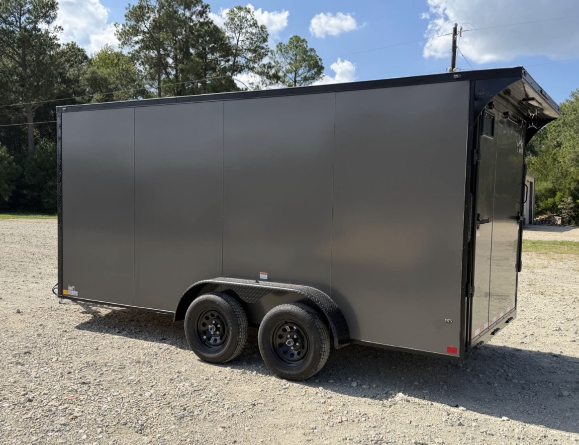 716 Sawyer — 7' x 16' Enclosed Cargo Trailer view 4