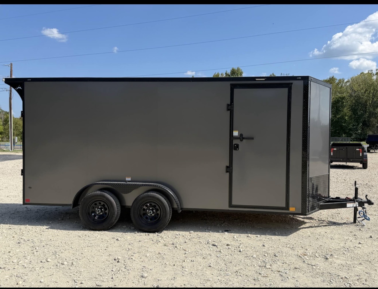 716 Sawyer — 7' x 16' Enclosed Cargo Trailer view 2